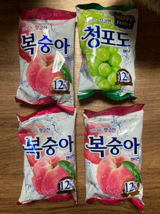 청포도캔디 복숭아캔디 — 4.5점을 준 리뷰어가 2022년 11월 올린 사용 사진