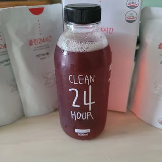 클린24시간 1BOX(5포) + 전용보틀(500ml) — 5점을 준 리뷰어가 2022년 10월 올린 사용 사진