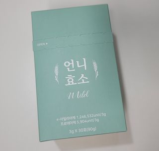[건강미] 언니효소 마일드 본품 30포 / 쌀과자맛 효소 — 4.5점을 준 리뷰어가 2022년 4월 올린 사용 사진