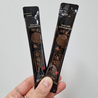 프리마인 자체 기업부설 연구소에서 찾아낸 건강한 수면의 비밀.  슬립토 플러스 30포 — 4점을 준 리뷰어가 2022년 4월 올린 사용 사진