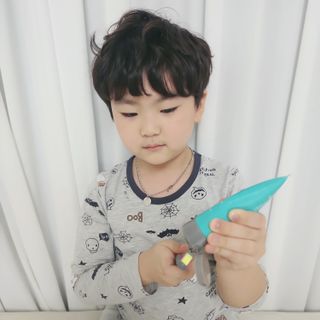 치과에서 쓰는 치약 _ 라벨제로 저불소 꼬마, 키즈, 유아, 베이비, 주니어 안전한 어린이치약 — 5점을 준 리뷰어가 2022년 12월 올린 사용 사진