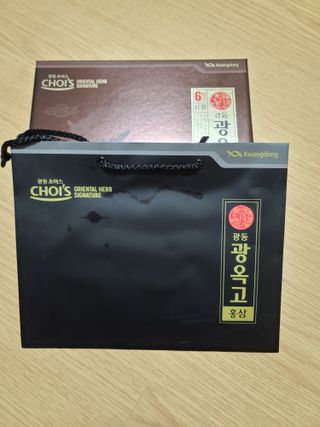 광동제약 [광동] 광옥고 홍삼 본 밸런스 30포 + 쇼핑백 — 5점을 준 리뷰어가 2021년 12월 올린 사용 사진