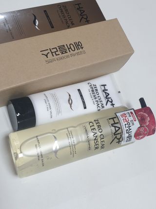 헤어플러스 제로클리어 샴푸 500ml, 두피팩 210ml 2종SET — 5점을 준 리뷰어가 2021년 3월 올린 사용 사진
