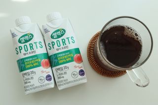 셀렉스스포츠 셀렉스 스포츠 웨이 프로틴 복숭아_ 330ml x 12팩 — 4점을 준 리뷰어가 2021년 8월 올린 사용 사진