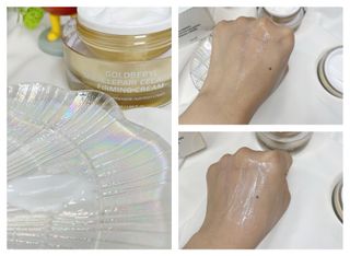 피부미 골드베릴 미라클페어 세레이징 퍼밍 크림 50ml — 3점을 준 리뷰어가 2021년 10월 올린 사용 사진