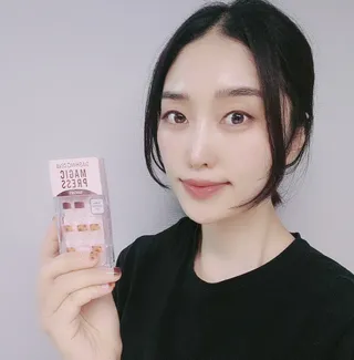 데싱디바 매직프레스 가을신상 숏 스퀘어_3종 중 택1 — 5점을 준 리뷰어가 2021년 9월 올린 사용 사진