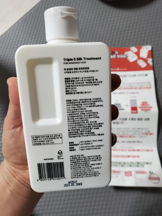 트리플에스 탈모 샴푸 275ml + 실크 트리트먼트 275ml — 5점을 준 리뷰어가 2021년 3월 올린 사용 사진
