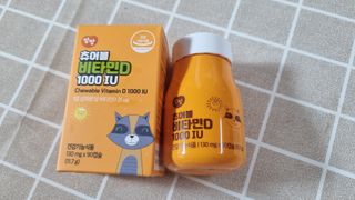 앙팡 츄어블 비타민D 1000 IU 130mg x 90정 — 5점을 준 리뷰어가 2022년 10월 올린 사용 사진