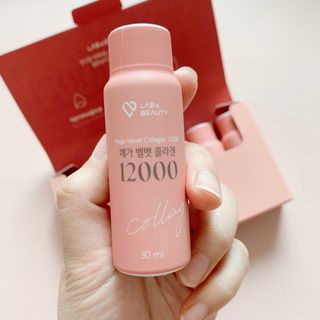 랩앤뷰티 메가 벨벳 콜라겐 12000 — 5점을 준 리뷰어가 2021년 5월 올린 사용 사진