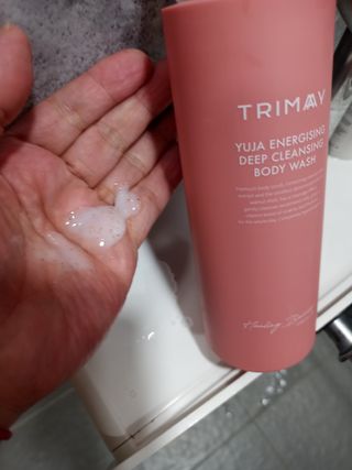 트리마이 자연을 담은 신선함,  온 가족이 사용하는 힐링베리어 바디 워시 4종 택1 — 5점을 준 리뷰어가 2022년 10월 올린 사용 사진