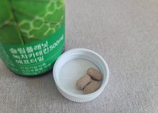 슬림플래닛 녹차카테킨 500mg 애프터밀 — 5점을 준 리뷰어가 2021년 7월 올린 사용 사진