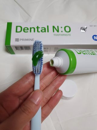 프리마인 유해균 뿐만 아니라 유익균까지 씻어내는 치약은 그만, 건강한 구강환경을 만드는 덴탈엔오 — 5점을 준 리뷰어가 2022년 10월 올린 사용 사진