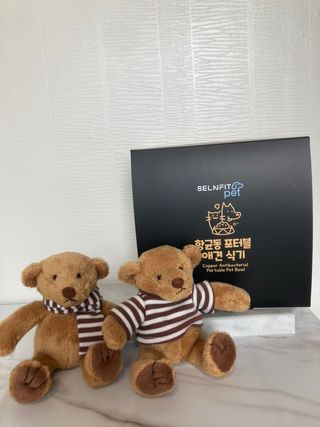 [세싹보울] 세균 싹~ 사라지는 셀앤핏 펫 항균동 애견식기 — 5점을 준 리뷰어가 2021년 6월 올린 사용 사진
