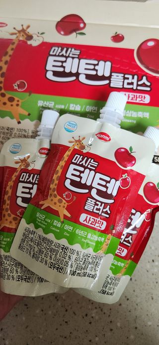 나우캠페인용 [한미사이언스] 우리 아이 튼튼, 엄마 마음 든든! 마시는텐텐 플러스 (100ml*10입) — 5점을 준 리뷰어가 2023년 10월 올린 사용 사진