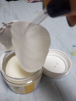 랑벨 비타 에너지 잡티 앰플 패드 65매 (투명하고 밝은 얼굴 광채패드) — 5점을 준 리뷰어가 2022년 6월 올린 사용 사진