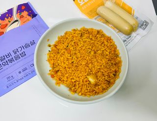 [푸딩팩토리] 요잇조잇 닭갈비 닭가슴살/김치 닭가슴살 곤약볶음밥 2종 (김치볶음밥 2개 닭갈비 볶음밥 1개) — 5점을 준 리뷰어가 2022년 8월 올린 사용 사진