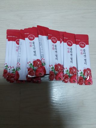 함초록 Rg+ 석류콜라겐젤리 — 5점을 준 리뷰어가 2021년 3월 올린 사용 사진