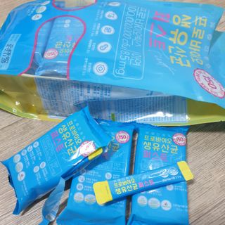 헬스업 핼스업 프로바이오 생유산균 퍼스트 — 5점을 준 리뷰어가 2021년 1월 올린 사용 사진