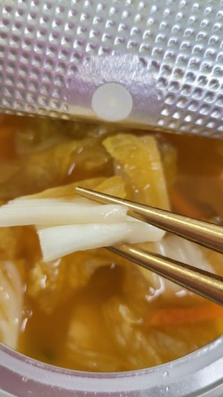 셰프애찬 단호박 백김치 1kg — 4.5점을 준 리뷰어가 2022년 10월 올린 사용 사진