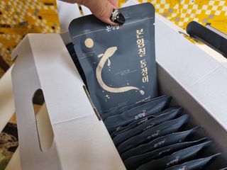 [비린내 완벽제거] 본황칠 통장어 국내산 장어즙 아르기닌 2800mg 장어즙효능 기력보강 — 5점을 준 리뷰어가 2022년 8월 올린 사용 사진