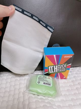 바나다바디케어 때잡이 알프레도 때비누 100g 기획세트 — 4.5점을 준 리뷰어가 2021년 9월 올린 사용 사진