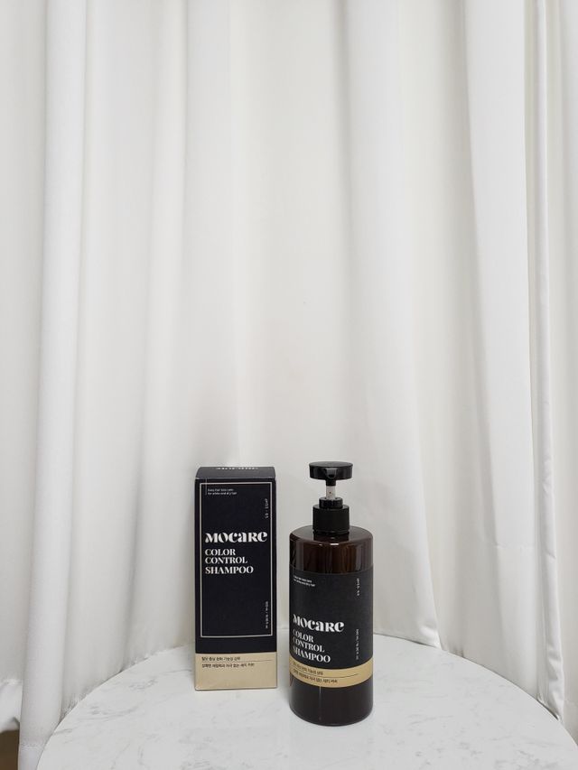 모케어 컨트롤 샴푸 500ml 리뷰 사진