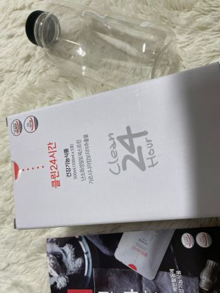클린24시간 1BOX(5포) + 전용보틀(500ml) — 5점을 준 리뷰어가 2022년 10월 올린 사용 사진