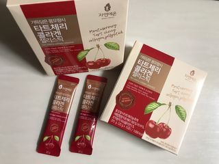 자연에온 가득담은 몽모랑시 타트체리 콜라겐 젤리스틱 — 4점을 준 리뷰어가 2021년 1월 올린 사용 사진