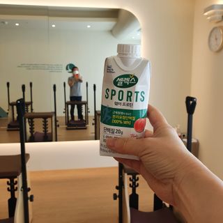 셀렉스스포츠 셀렉스 스포츠 웨이 프로틴 복숭아_ 330ml x 12팩 — 5점을 준 리뷰어가 2021년 3월 올린 사용 사진