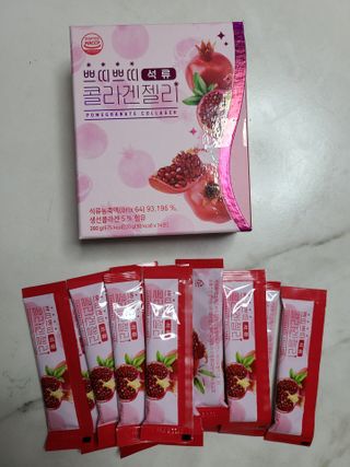 헬스업_쁘띠쁘띠석류콜라겐젤리_20g x 14포 — 5점을 준 리뷰어가 2021년 1월 올린 사용 사진