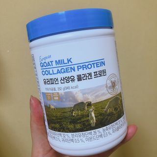 메이준뉴트리 유러피언 산양유 콜라겐 프로틴 — 5점을 준 리뷰어가 2021년 6월 올린 사용 사진