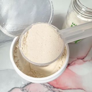 메이준뉴트리 유러피언 산양유 콜라겐 프로틴 — 5점을 준 리뷰어가 2021년 6월 올린 사용 사진