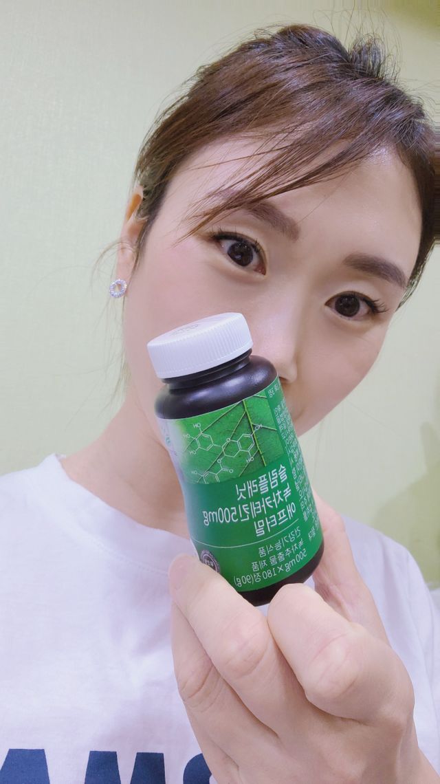 슬림플래닛 녹차카테킨 500mg 애프터밀 리뷰 사진