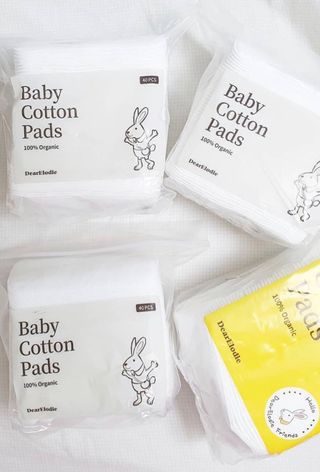 디어엘로디 프리미엄 유기농 베이비 솜티슈 40매 3 + 1 PACK — 4점을 준 리뷰어가 2021년 2월 올린 사용 사진