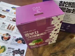 참앤들황토농원 7가지 맛! 탄산 톡톡! 스파클링! 데이앤 콤부차 7종 10포 1박스씩 ★총 7박스★ — 5점을 준 리뷰어가 2023년 1월 올린 사용 사진