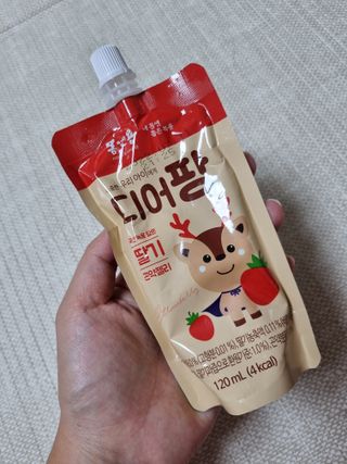 [몸엔용] 우리 아이 건강간식, 달콤한 녹용곤약젤리 디어팡 4종 — 5점을 준 리뷰어가 2021년 11월 올린 사용 사진
