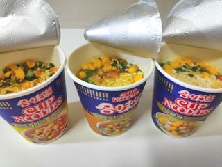 NISSIN 닛신 컵누들  4종 - 씨푸드오리지날, 씨푸드 스파이시, 씨푸드 커리, 씨푸드 XO소스 — 5점을 준 리뷰어가 2021년 11월 올린 사용 사진