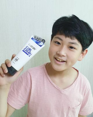 [갸스비] 곱슬 머리부터 파마까지 남자의 컬을 위한 갸스비 컬크림 — 5점을 준 리뷰어가 2021년 5월 올린 사용 사진