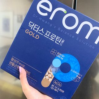 이롬 erom 닥터스 프로틴 골드 — 5점을 준 리뷰어가 2021년 4월 올린 사용 사진
