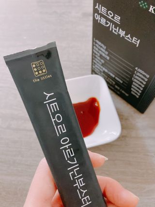 더리틀스 시트오르 아르기닌부스터 — 4.5점을 준 리뷰어가 2022년 12월 올린 사용 사진