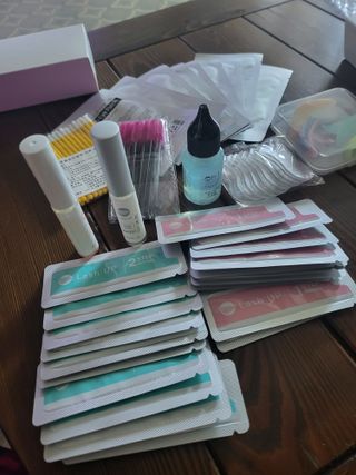 피비에스코리아 [오마이셀프] 셀프 속눈썹펌 키트 뷰러펌 파마 세트 — 4점을 준 리뷰어가 2021년 12월 올린 사용 사진