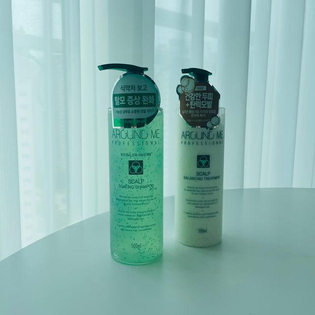 [어라운드 미] 탈모 증상 완화 스칼프 샴푸 + 두피 영양 공급 트리트먼트 리뷰 사진