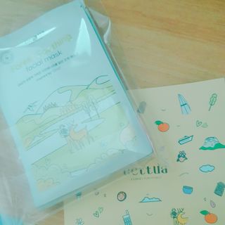 세뚜아(Cettua) 나우[세뚜아] 포레스트 수딩 마스크 Cettual Forest  Soothing Mask 4매 — 5점을 준 리뷰어가 2024년 3월 올린 사용 사진