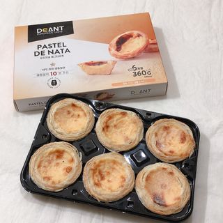 디앙뜨 포르투갈 에그타르트 오리지널 맛+패션후르츠+초콜릿타르트 맛 중 택1 — 4.5점을 준 리뷰어가 2021년 8월 올린 사용 사진