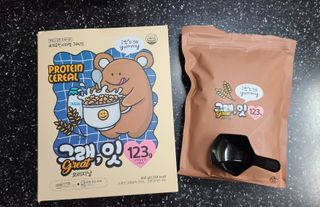 바디랩 체중조절용 프로틴시리얼 그래잇 — 4점을 준 리뷰어가 2022년 4월 올린 사용 사진