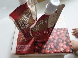 자연에온 몽모랑시 타트체리 착즙 100mL 10개입 2BOX — 5점을 준 리뷰어가 2020년 12월 올린 사용 사진