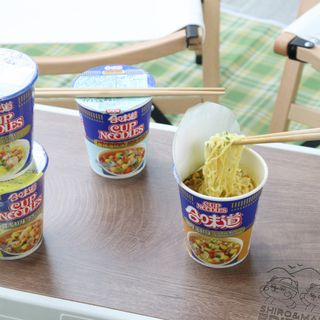 NISSIN 닛신 컵누들  4종 - 씨푸드오리지날, 씨푸드 스파이시, 씨푸드 커리, 씨푸드 XO소스 — 5점을 준 리뷰어가 2021년 12월 올린 사용 사진