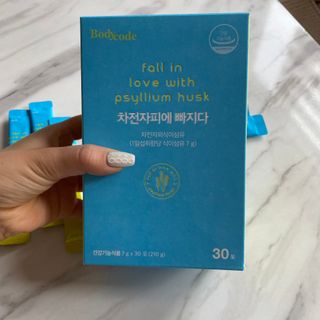 메디포스트 모비타 바디코드 식이섬유 차전자피에 빠지다 30포 — 5점을 준 리뷰어가 2023년 1월 올린 사용 사진