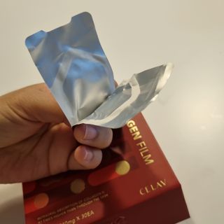 프리마인 귀족의 콜라겐, 92배 흡수율. 럭셔리 프리미엄 셀라브 콜라겐필름 30매 — 5점을 준 리뷰어가 2022년 7월 올린 사용 사진