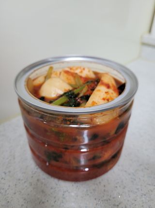 셰프애찬 알타리김치 총각김치 1kg — 4점을 준 리뷰어가 2022년 10월 올린 사용 사진